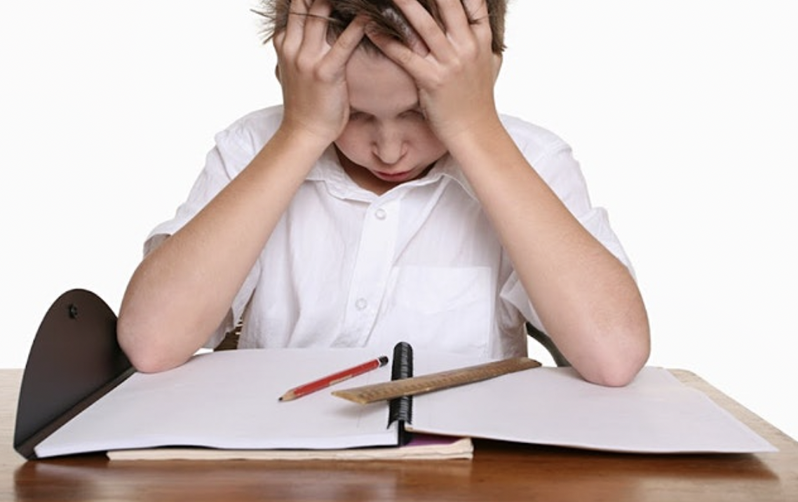 frustrated student
